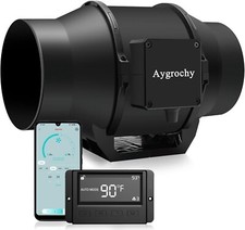 Aygrochy 150 mm ventilatore tubolare con regolatore di temperatura 3000 RPM