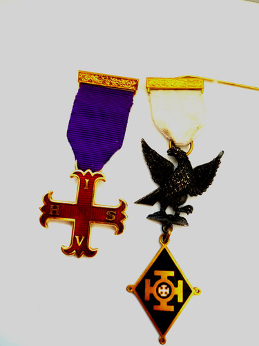 Masonic medals red cross of - cross,