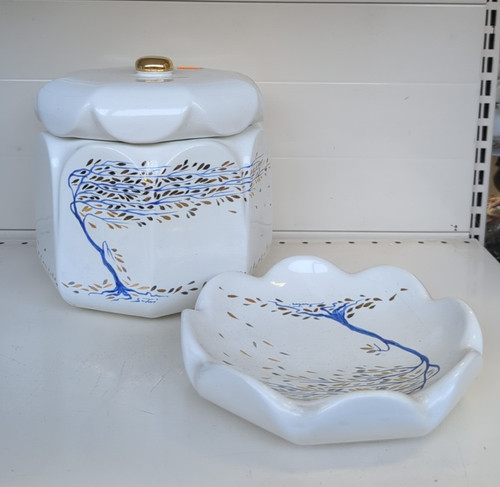 Biscottiera ceramica vic - biscottiera,