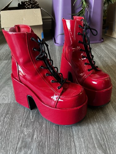 Stivaletti demonia camel 203 - demonia, camel-203