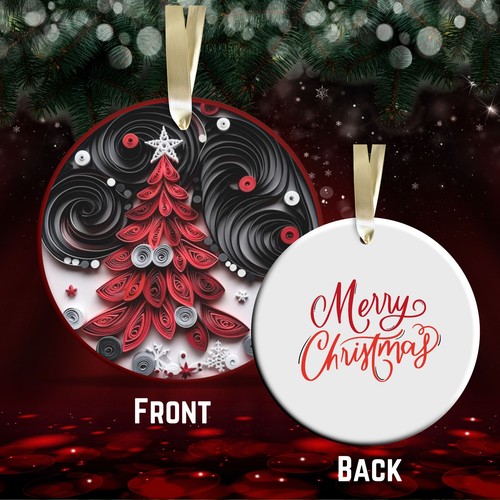 Ornamento albero natale - di,