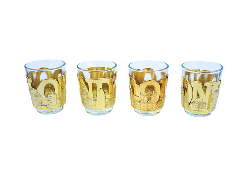 London themed gold metal - london,