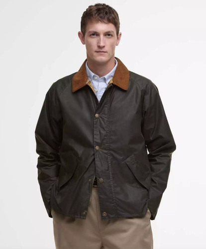 Giacca cera olive barbour - ~,