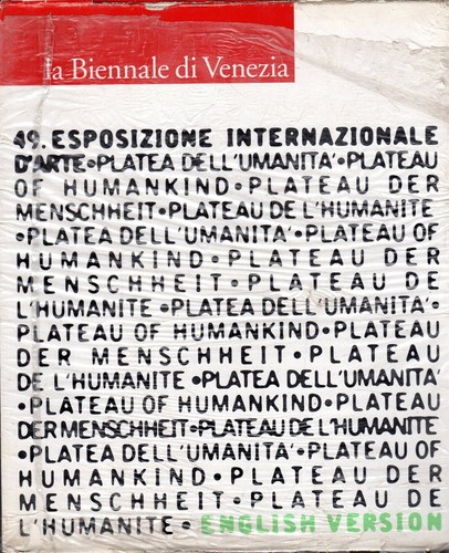 Biennale venezia 49 - la, venezia.