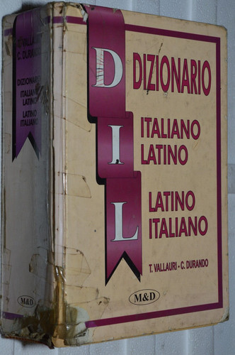 Dizionario italiano latino - italiano,