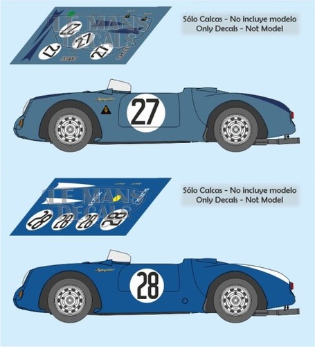 Decals porsche 550 mans - decals,
