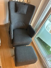 poltrona relax con poggiapiedi