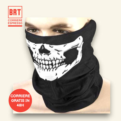 Bandana scaldacollo teschio - bandana,
