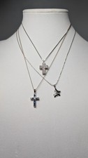 Lot of 3 Silver S925 necklaces