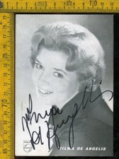 Autografo Originale Wilma De Angelis pf 265