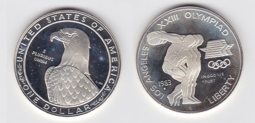 Moneta argento dollaro - argento, usa