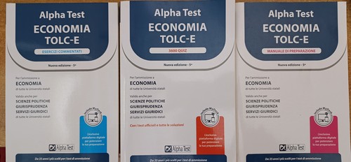 Alpha test economia tolc - economia, 5°