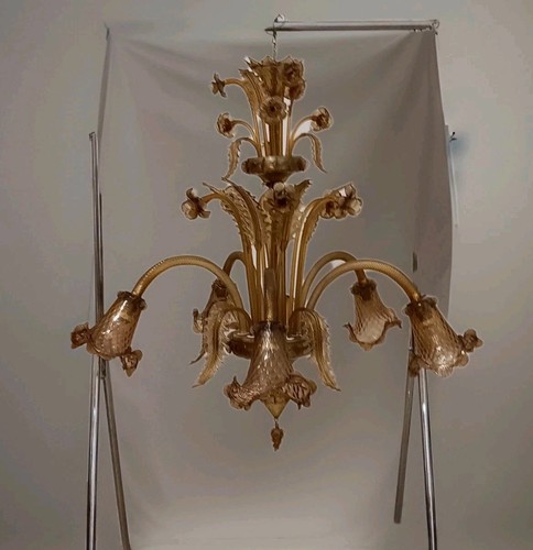 Lampadario murano manifattura - lampadario,