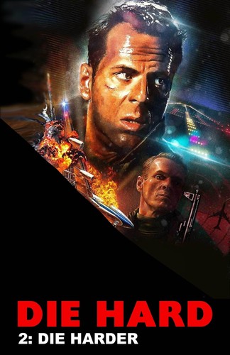 Die hard poster film - 2, (1990)