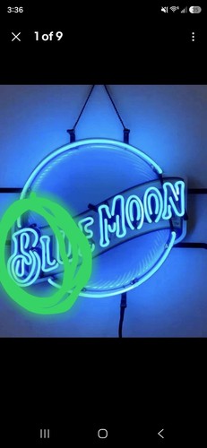 Insegna luminosa neon birra - insegna,