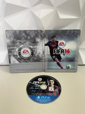 Fifa 14 2014 playstation 4 steelbook + gioco PS4 calcio Messi Ronaldo FC14