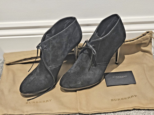 Burberry prorsum black suede - burberry,
