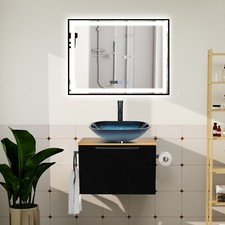Puluomis Set di mobili da bagno con Mobili e lavabi per il bagno lavabo 60 cm