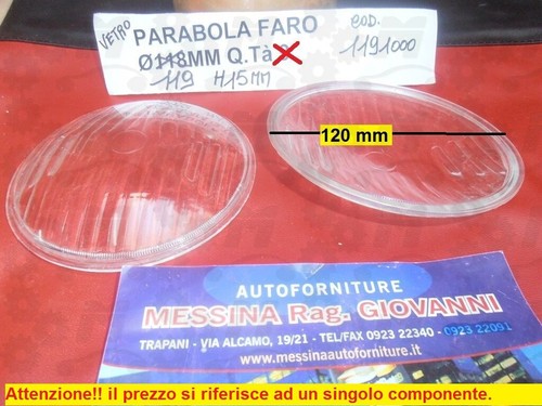 Vetro bombato parabola - , faro