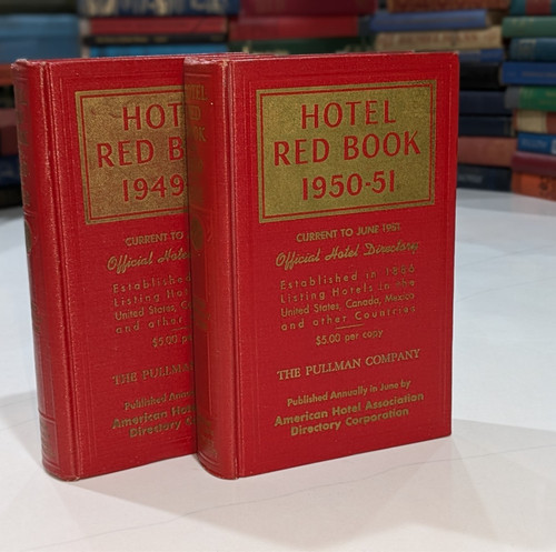Hotel red book - 1949-1951, lot