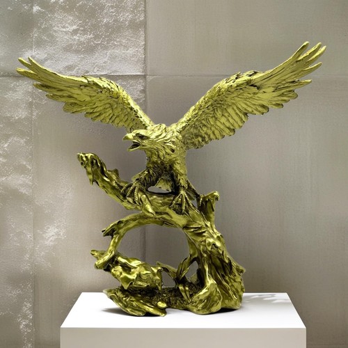 Statua aquila calva - statua, oro
