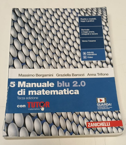 Manuale blu di matematica - blu, 2.0