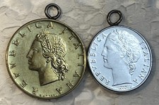 Italy Lot Of 2 Coins For