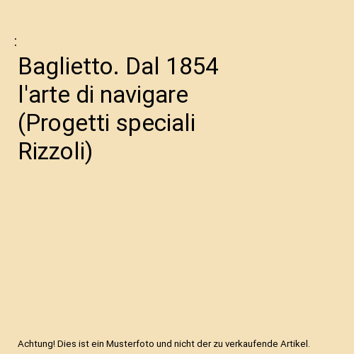 Baglietto dal 1854 arte - baglietto.,