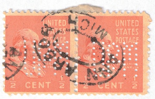 Usa benjamin franklin pair - usa,