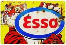 Insegna Targa Vintage Esso