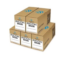 Ricoh toner 5x 885266 842042 TYPE2220 compatibile Aficio 1022 Duston Nero