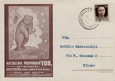 #BIELLA-ILARIO ORMEZZANO: NAFTALINA  PREPARATA "IOB"  (ORSO POLARE) 1940