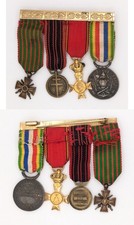 Gruppo 4 Medaglie Militari In