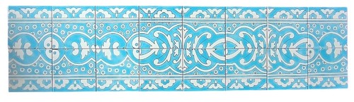 Bordura per piastrelle mandala - bordura,