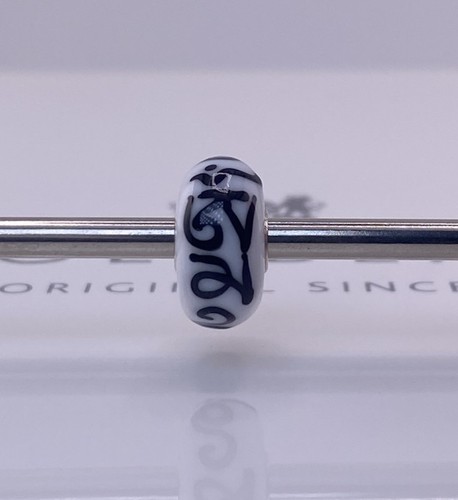 Trollbeads perlina bianca ohm - trollbeads,