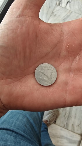 Moneta lire 1977 rara con - moneta,
