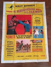 Manifesto 4F Adventures Bullwhip Griffin,UN MAGGIORDOMO NEL FAR WEST WALT DISNEY