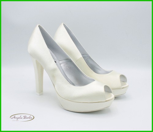 Scarpe sposa raso avorio - scarpe, da