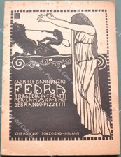 TEATRO. FEDRA. Tragedia in 3