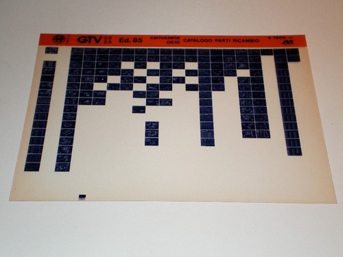 Microfiche catalogo ricambi - microfiche,