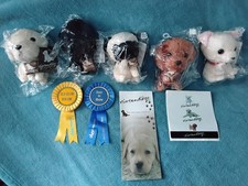 Raro set 2007 di tutti e 5 promo lancio Nintendogs nuovi con etichette giapponesi, extra