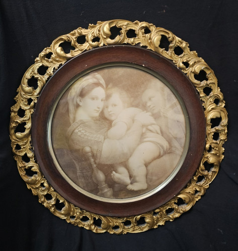 Antico ritratto madonna e - ritratto, di