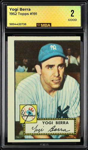 1952 topps yogi - yogi, berra