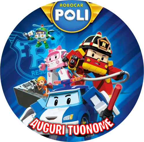 Cialda robocar poli - cialda,