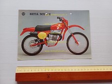 Beta 50 MX 6 E depliant originale ITALIANO