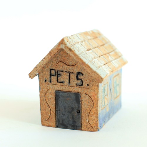 Casetta per cani ceramica - in,