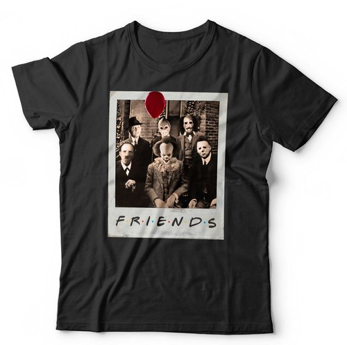 Friends tshirt horror polaroid - friends,