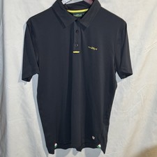 Polo uomo Chervo nera con logo