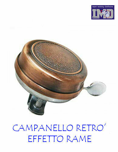 Campanello retro effetto rame - campanello,