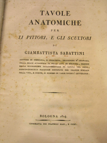 Libro tavole anatomiche per - libro, "tavole